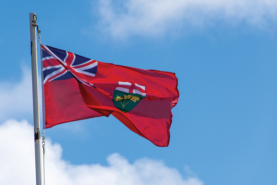 ontario flag